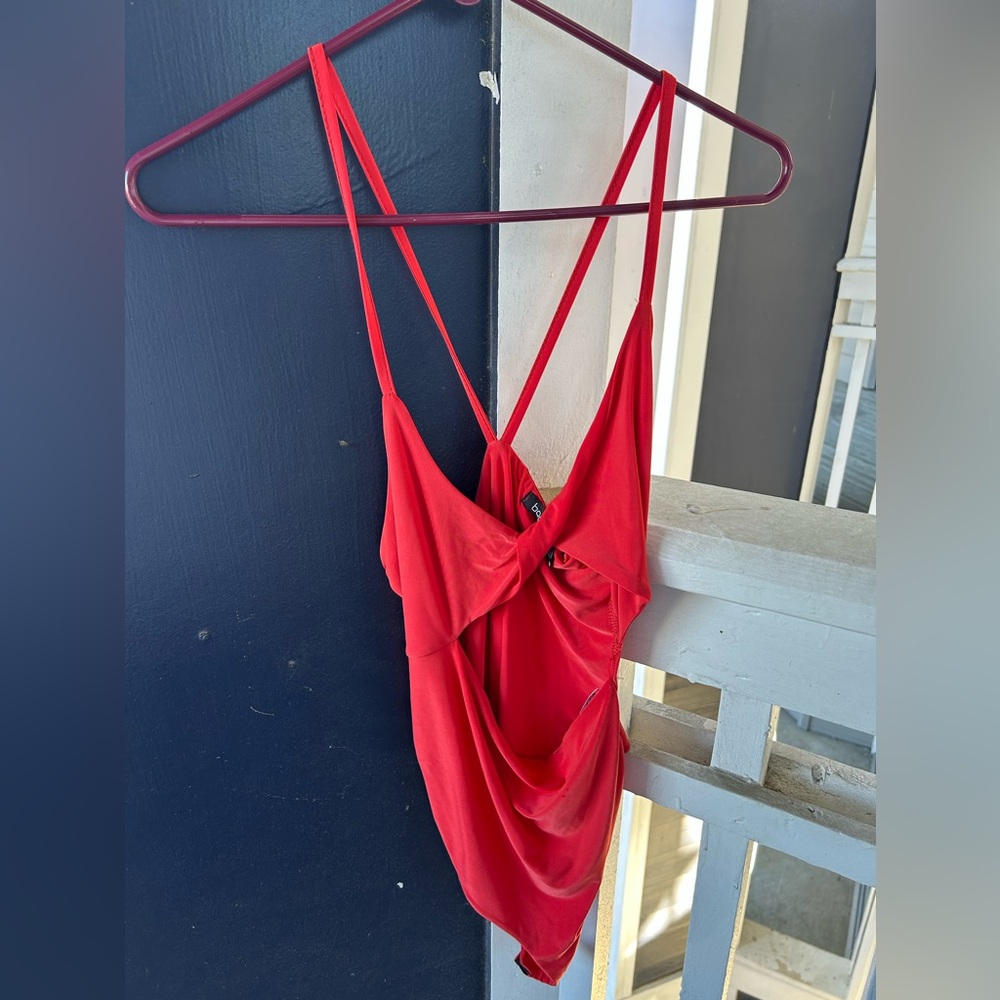 BooHoo Cut Out Bodysuit